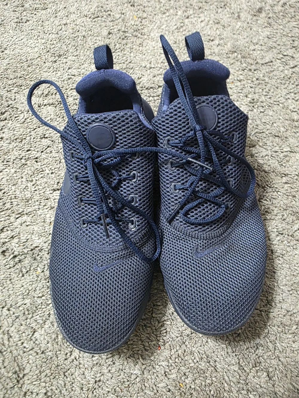 Nike Kids Navy Mesh Sneakers